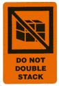 do not double stack stock labels