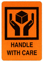Handle With Care Stock Labels