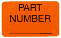 Part Number Stock Labels